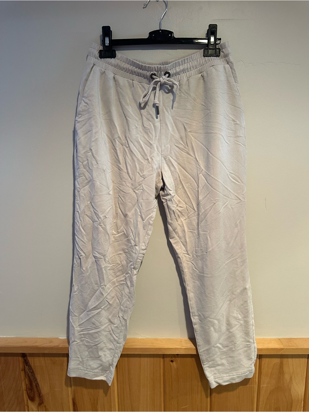 Banana Republic Light Gray Drawstring Pants